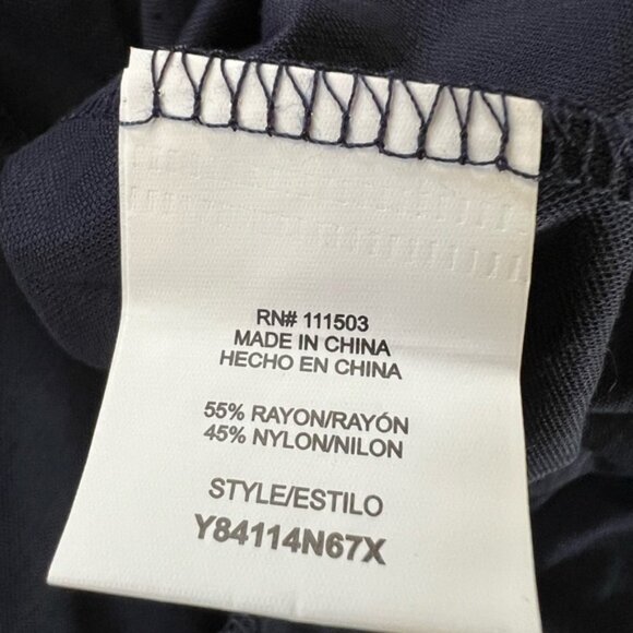 Luxology Blue Midi V-Neck Sundress - Picture 12 of 13